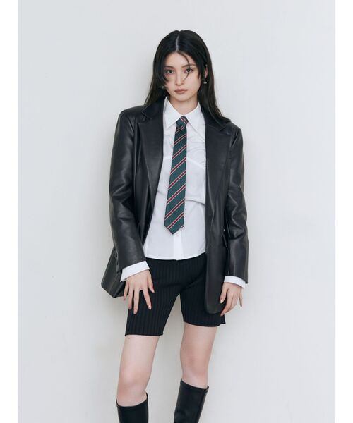 MURUA（ムルーア）の「ワンタッチネクタイ（ネクタイ・レディース・ブラック/ネイビー/グリーン・FREE）」の12枚目の写真