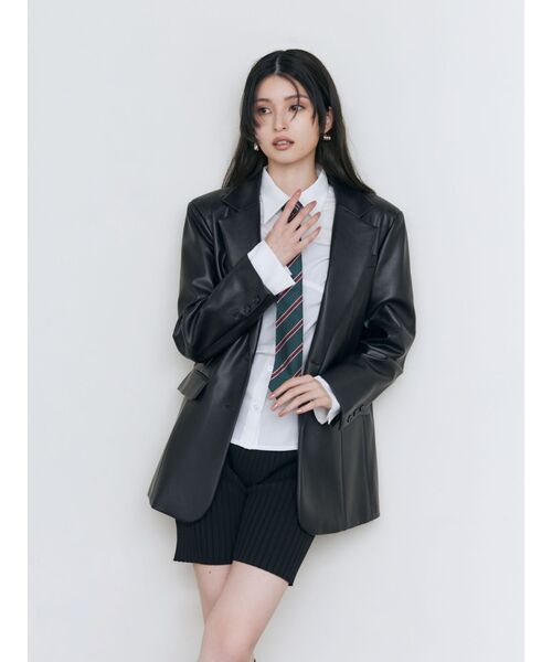 MURUA（ムルーア）の「ワンタッチネクタイ（ネクタイ・レディース・ブラック/ネイビー/グリーン・FREE）」の13枚目の写真