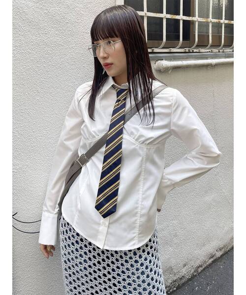 MURUA（ムルーア）の「ワンタッチネクタイ（ネクタイ・レディース・ブラック/ネイビー/グリーン・FREE）」の17枚目の写真