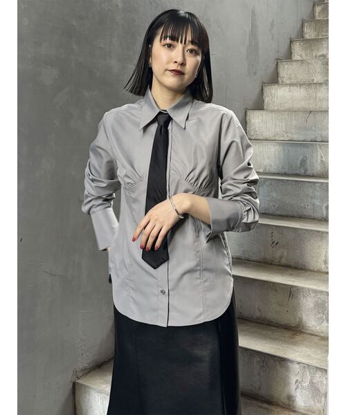 MURUA（ムルーア）の「ワンタッチネクタイ（ネクタイ・レディース・ブラック/ネイビー/グリーン・FREE）」の20枚目の写真