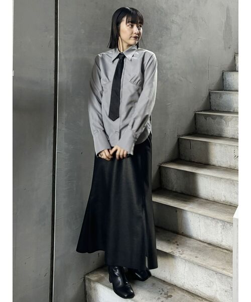 MURUA（ムルーア）の「ワンタッチネクタイ（ネクタイ・レディース・ブラック/ネイビー/グリーン・FREE）」の22枚目の写真