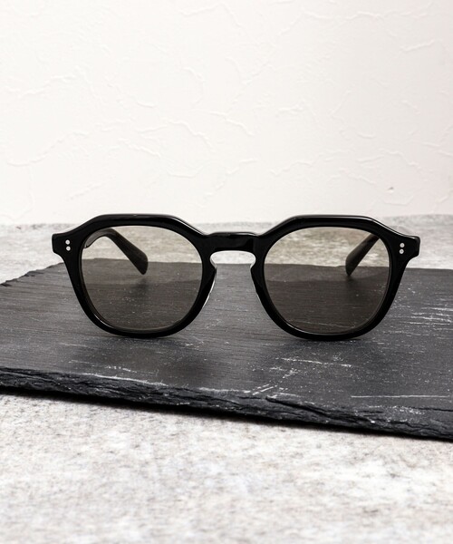 Stutostein Nolley's（シュテットシュタインノーリーズ）の「NOAH ウェリントン/スクエア カラーレンズ サングラス（サングラス・メンズ・ブラック・FREE）」の2枚目の写真
