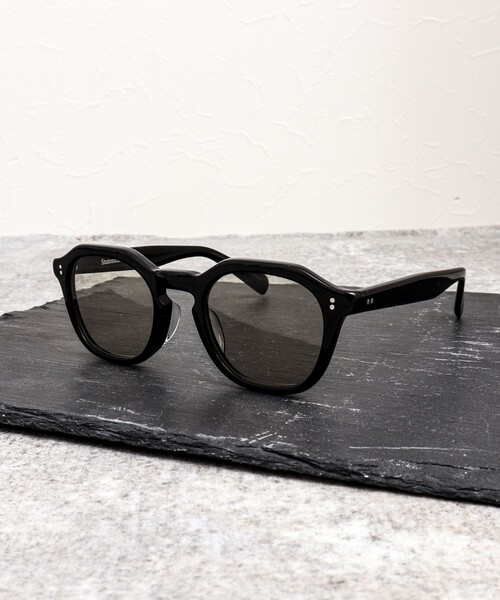 Stutostein Nolley's（シュテットシュタインノーリーズ）の「NOAH ウェリントン/スクエア カラーレンズ サングラス（サングラス・メンズ・ブラック・FREE）」の3枚目の写真