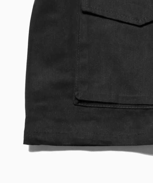ROOPTOKYO(ループトウキョウ)の「▲military zip jacket/ミリタリー ジップジャケット(ブルゾン・メンズ・ブラック/グリーン・XL/2XL)」の6枚目の写真