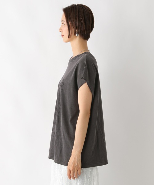 LEPSIM(レプシィム)の「フレンチスリーブプリントチュニック 124107(Tシャツ/カットソー・レディース・イエロー/グレー/ブルー/オフホワイト・FREE)」の8枚目の写真