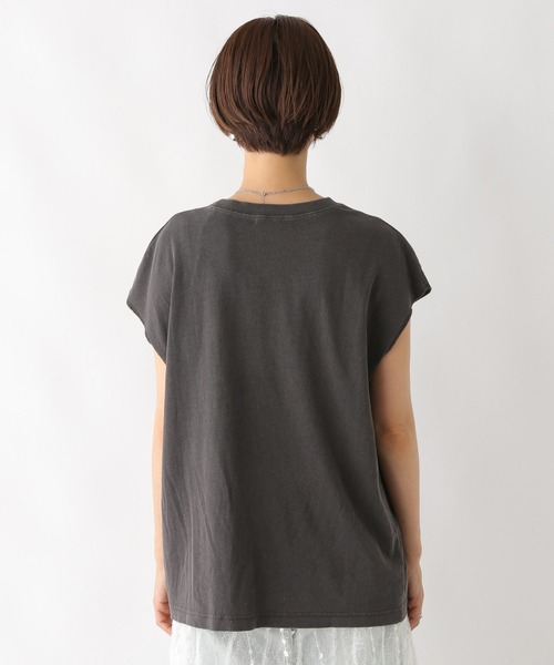 LEPSIM(レプシィム)の「フレンチスリーブプリントチュニック 124107(Tシャツ/カットソー・レディース・イエロー/グレー/ブルー/オフホワイト・FREE)」の9枚目の写真