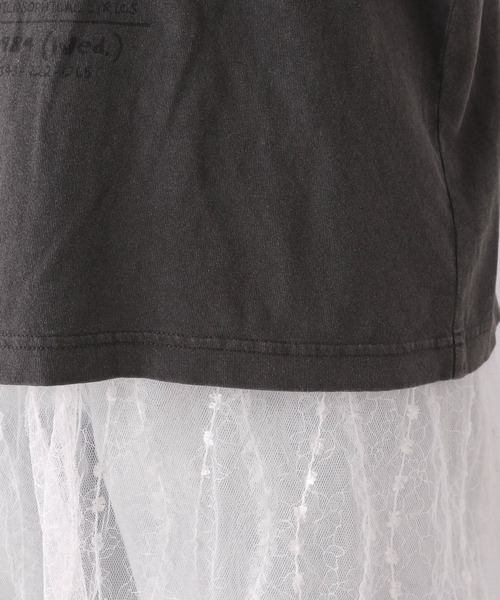 LEPSIM(レプシィム)の「フレンチスリーブプリントチュニック 124107(Tシャツ/カットソー・レディース・イエロー/グレー/ブルー/オフホワイト・FREE)」の12枚目の写真