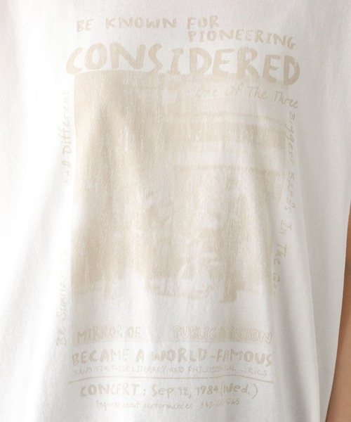 LEPSIM(レプシィム)の「フレンチスリーブプリントチュニック 124107(Tシャツ/カットソー・レディース・イエロー/グレー/ブルー/オフホワイト・FREE)」の14枚目の写真