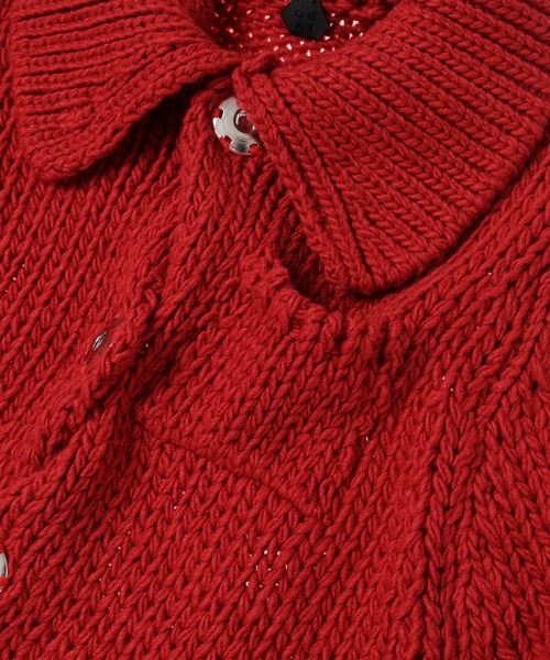 OUAT（オーユーエーティー）の「META KNIT（ニット/セーター・メンズ・ベージュ系その他/レッド・3/2）」の6枚目の写真