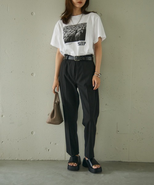 SETUP7（セットアップセブン）の「【SETUP7】厚底バルキーソール スクエアサンダル SCCH574（サンダル・レディース・ホワイト/ブラック/シルバー・23cm/23.5cm/24cm）」の10枚目の写真