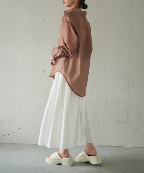 SETUP7（セットアップセブン）の「【SETUP7】厚底バルキーソール スクエアサンダル SCCH574（サンダル・レディース・ホワイト/ブラック/シルバー・23cm/23.5cm/24cm）」の18枚目の写真