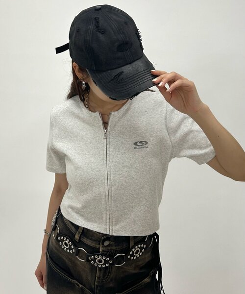 WHO'S WHO gallery（フーズフーギャラリー）の「【SLOPPY/スロッピー】フューチャーロゴキャップ（キャップ・レディース・ブラック/グレー/カーキ・FREE）」の4枚目の写真