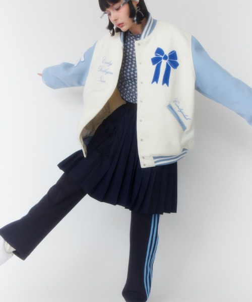 Candy Stripper(キャンディストリッパー)の「PLEATS LAYERED パンツ(その他パンツ・レディース・ネイビー/ヘザーグレー/ブラック・2)」の14枚目の写真