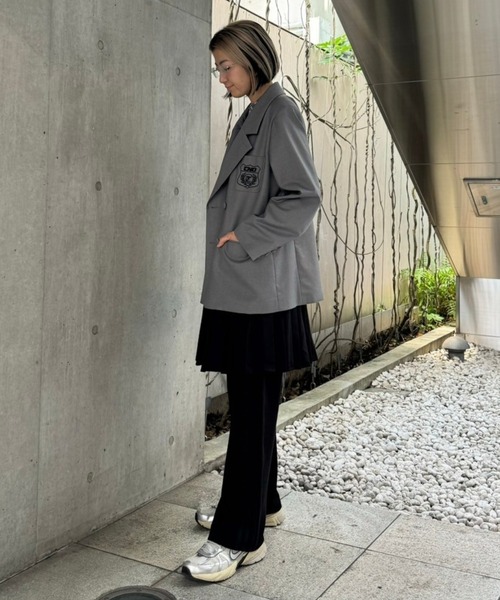 Candy Stripper(キャンディストリッパー)の「PLEATS LAYERED パンツ(その他パンツ・レディース・ネイビー/ヘザーグレー/ブラック・2)」の18枚目の写真