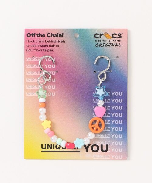 crocs(クロックス)の「クロックス ビーデッド ストラップ チェーン / crocs Beaded Strap Chain(シューズアクセサリー・レディース・その他・ONE SIZE)」の1枚目の写真