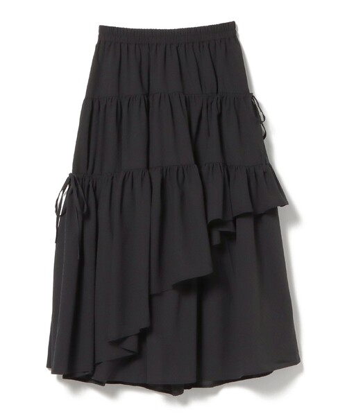 BEAMS HEART（ビームスハート）の「アシメ ティアード スカート（スカート・レディース・ブラック/ホワイト系その他5・FREE）」の7枚目の写真