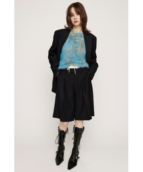 SLY（スライ）の「MIX SHAGGY TINY T/SH ミックス シャギー タイニー Tシャツ 半袖 夏服（Tシャツ/カットソー・レディース・ホワイト系その他2/ブラック系その他2/ピンク系その他/ブルー系その他・FREE）」の15枚目の写真