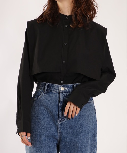スクエアケープブラウス（シャツ/ブラウス）｜1chaku.（イッチャク）