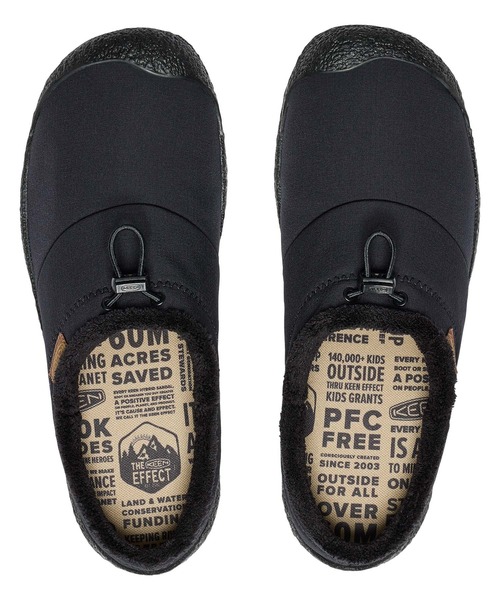 KEEN(キーン)の「KEEN/キーン スリッポン HOWSER III SLIDE ハウザー スリー スライド 1029441(スニーカー・メンズ・ブラック×ブラック・26.0cm/26.5cm/27.0cm/27.5cm/28.0cm/29.0cm)」の3枚目の写真