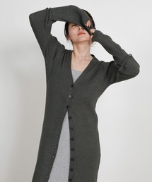 select MOCA | 【洗える】2WAYスリーブリブロングカーディガン(カーディガン/ボレロ)