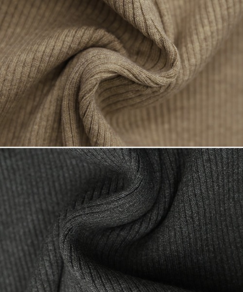 select MOCA（セレクトモカ）の「【洗える】2WAYスリーブリブロングカーディガン（カーディガン/ボレロ・レディース・チャコール/ベージュ/ブラック・FREE）」の10枚目の写真