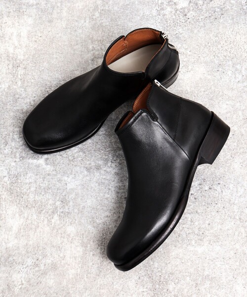 NOLLEY’S(ノーリーズ)の「【EARLE/アール】TRINITY 別注ジップアップショートブーツ ER4222(ブーツ・メンズ・ブラック・41/42/43)」の11枚目の写真