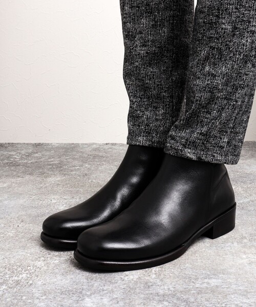 NOLLEY’S(ノーリーズ)の「【EARLE/アール】TRINITY 別注ジップアップショートブーツ ER4222(ブーツ・メンズ・ブラック・41/42/43)」の9枚目の写真