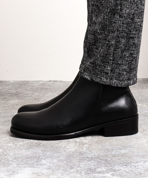 NOLLEY’S(ノーリーズ)の「【EARLE/アール】TRINITY 別注ジップアップショートブーツ ER4222(ブーツ・メンズ・ブラック・41/42/43)」の8枚目の写真