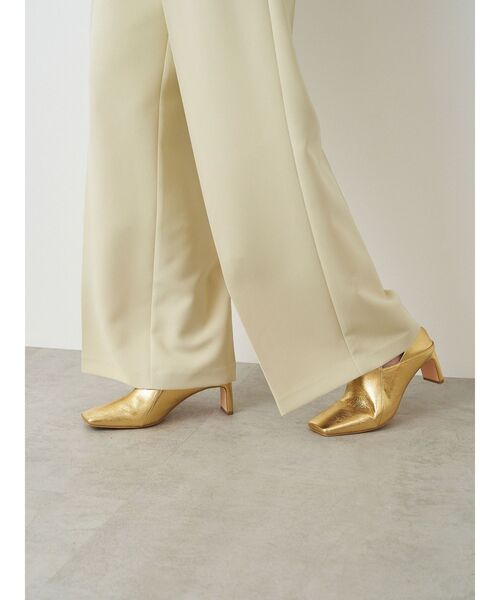 ELENDEEK（エレンディーク）の「ウォッシャブルテーパードワイドパンツ（その他パンツ・レディース・グレー/イエロー・01/02）」の7枚目の写真