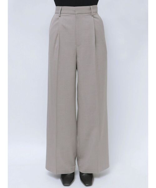 ELENDEEK（エレンディーク）の「ウォッシャブルテーパードワイドパンツ（その他パンツ・レディース・グレー/イエロー・01/02）」の12枚目の写真