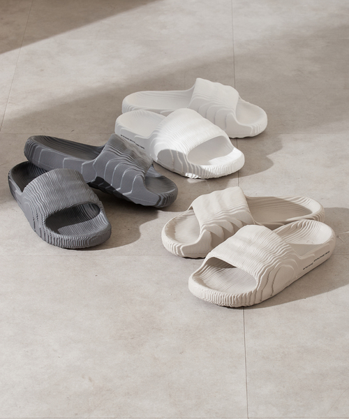 adidas（アディダス）の「adidas ADILETTE 22 MDF05（サンダル・メンズ・チャコールグレー/ブラック系その他/ホワイト・26.5cm/27.5cm/28.5cm）」の18枚目の写真