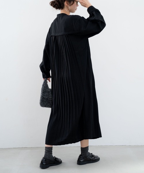 refinedworks（リファインドワークス）の「【refinedworks】オケージョンでも使えるワンピース（ワンピース・レディース・ブラック・FREE）」の4枚目の写真