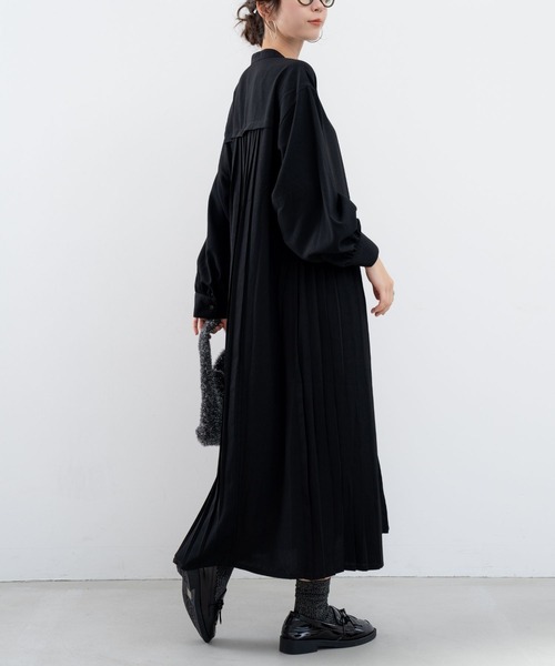 refinedworks（リファインドワークス）の「【refinedworks】オケージョンでも使えるワンピース（ワンピース・レディース・ブラック・FREE）」の5枚目の写真