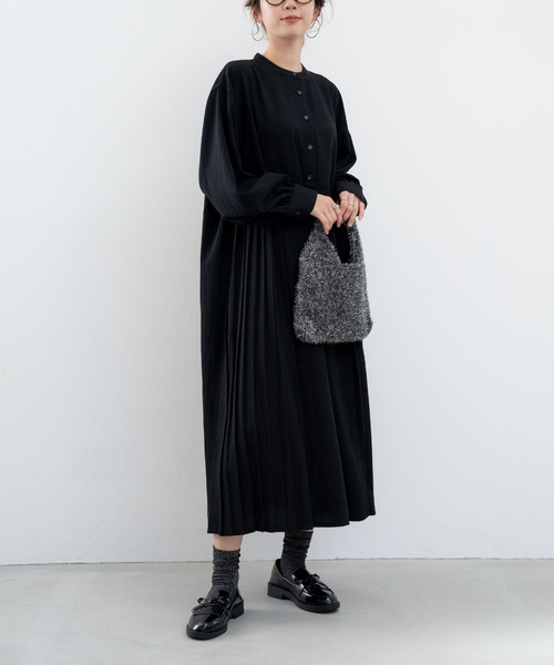 refinedworks（リファインドワークス）の「【refinedworks】オケージョンでも使えるワンピース（ワンピース・レディース・ブラック・FREE）」の6枚目の写真