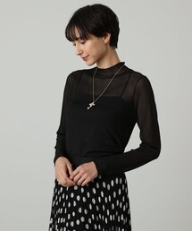 ANAYI | シアーＬＵＲＥＸリブ プルオーバー(ニット/セーター)