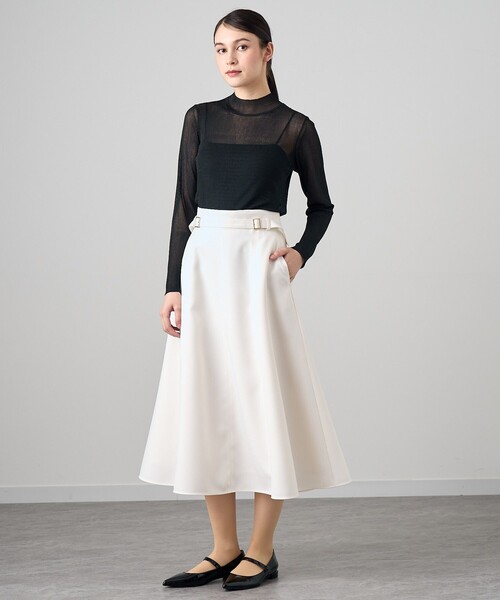 ANAYI（アナイ） フレアスカート 38 ホワイト レディース : ZOZOTOWN