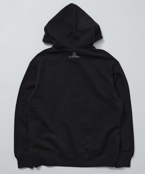 Firsthand(ファーストハンド)の「MA Firsthand/マ ファーストハンド Sense. HOODIE / ロゴスウェット / プリントスウェット / プルオーバーフーディ(パーカー・メンズ・グレー/ブラック/ネイビー・LARGE/MEDIUM)」の10枚目の写真