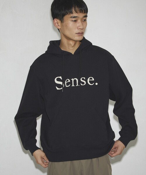 Firsthand(ファーストハンド)の「MA Firsthand/マ ファーストハンド Sense. HOODIE / ロゴスウェット / プリントスウェット / プルオーバーフーディ(パーカー・メンズ・グレー/ブラック/ネイビー・LARGE/MEDIUM)」の15枚目の写真