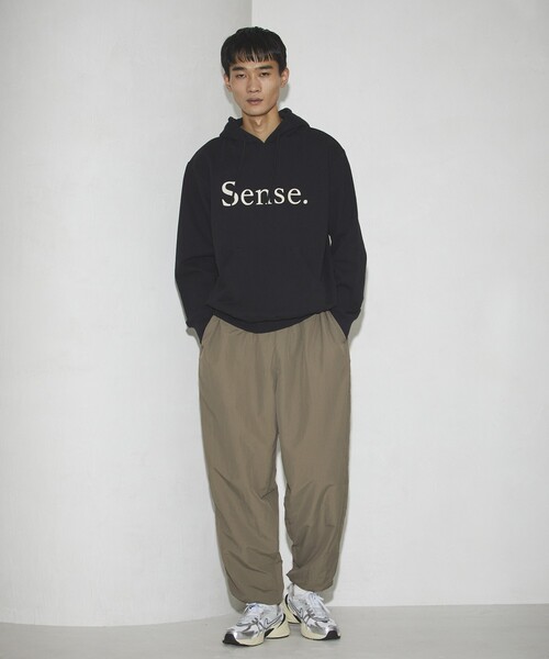 Firsthand(ファーストハンド)の「MA Firsthand/マ ファーストハンド Sense. HOODIE / ロゴスウェット / プリントスウェット / プルオーバーフーディ(パーカー・メンズ・グレー/ブラック/ネイビー・LARGE/MEDIUM)」の20枚目の写真