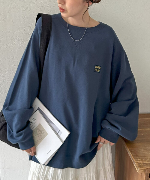 【セール】【ユニセックス】WEARWELLリーバーシブルスウェット（Tシャツ/カットソー）｜DISCOAT（ディスコート）Tシャツ/カットソー