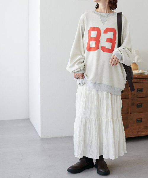 【セール】【ユニセックス】WEARWELLリーバーシブルスウェット（Tシャツ/カットソー）｜DISCOAT（ディスコート）