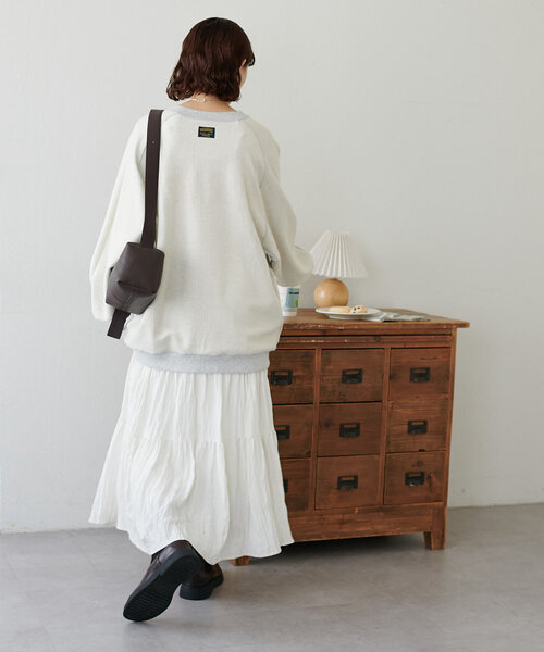 【セール】【ユニセックス】WEARWELLリーバーシブルスウェット（Tシャツ/カットソー）｜DISCOAT（ディスコート）