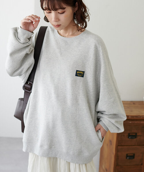 【セール】【ユニセックス】WEARWELLリーバーシブルスウェット（Tシャツ/カットソー）｜DISCOAT（ディスコート）