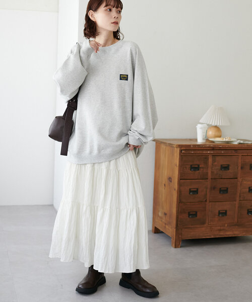 【セール】【ユニセックス】WEARWELLリーバーシブルスウェット（Tシャツ/カットソー）｜DISCOAT（ディスコート）