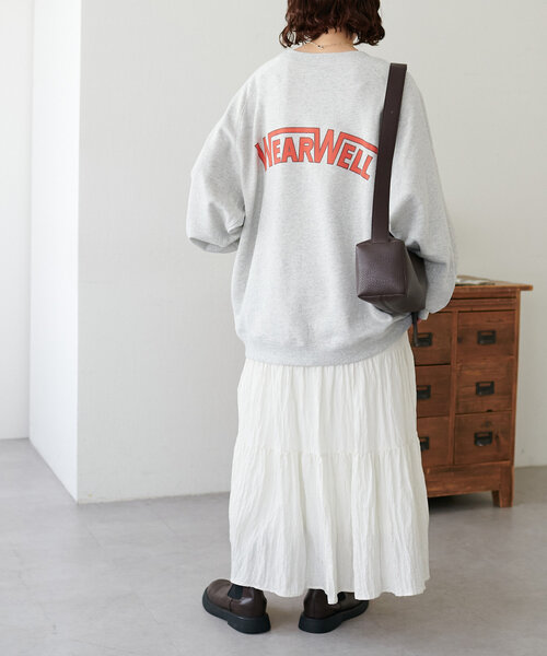 【セール】【ユニセックス】WEARWELLリーバーシブルスウェット（Tシャツ/カットソー）｜DISCOAT（ディスコート）