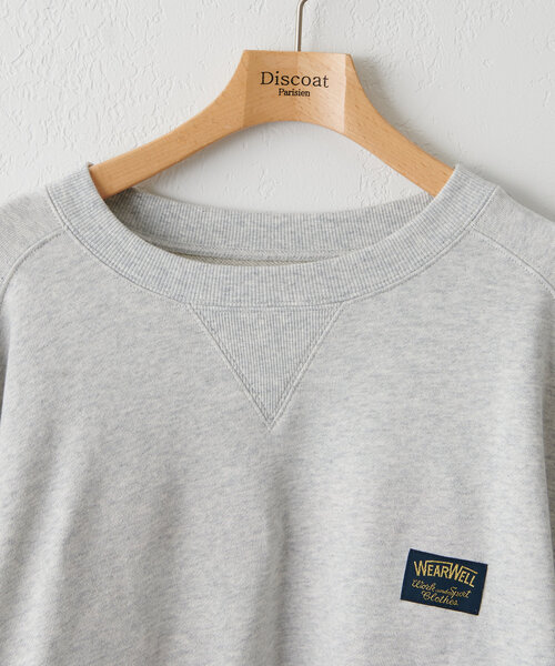 【セール】【ユニセックス】WEARWELLリーバーシブルスウェット（Tシャツ/カットソー）｜DISCOAT（ディスコート）