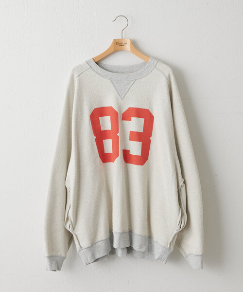 【セール】【ユニセックス】WEARWELLリーバーシブルスウェット（Tシャツ/カットソー）｜DISCOAT（ディスコート）