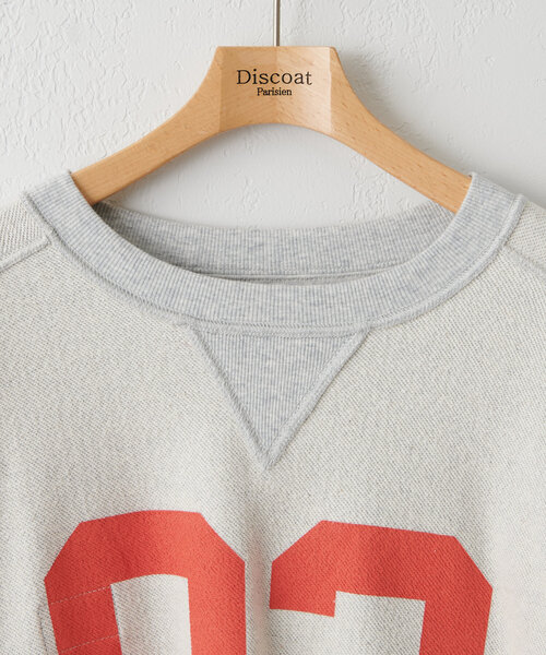 【セール】【ユニセックス】WEARWELLリーバーシブルスウェット（Tシャツ/カットソー）｜DISCOAT（ディスコート）