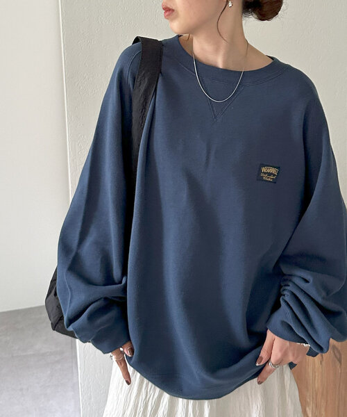 【セール】【ユニセックス】WEARWELLリーバーシブルスウェット（Tシャツ/カットソー）｜DISCOAT（ディスコート）