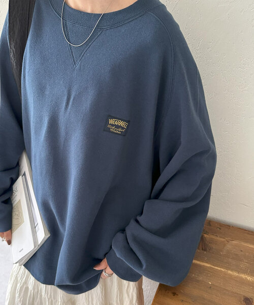 【セール】【ユニセックス】WEARWELLリーバーシブルスウェット（Tシャツ/カットソー）｜DISCOAT（ディスコート）